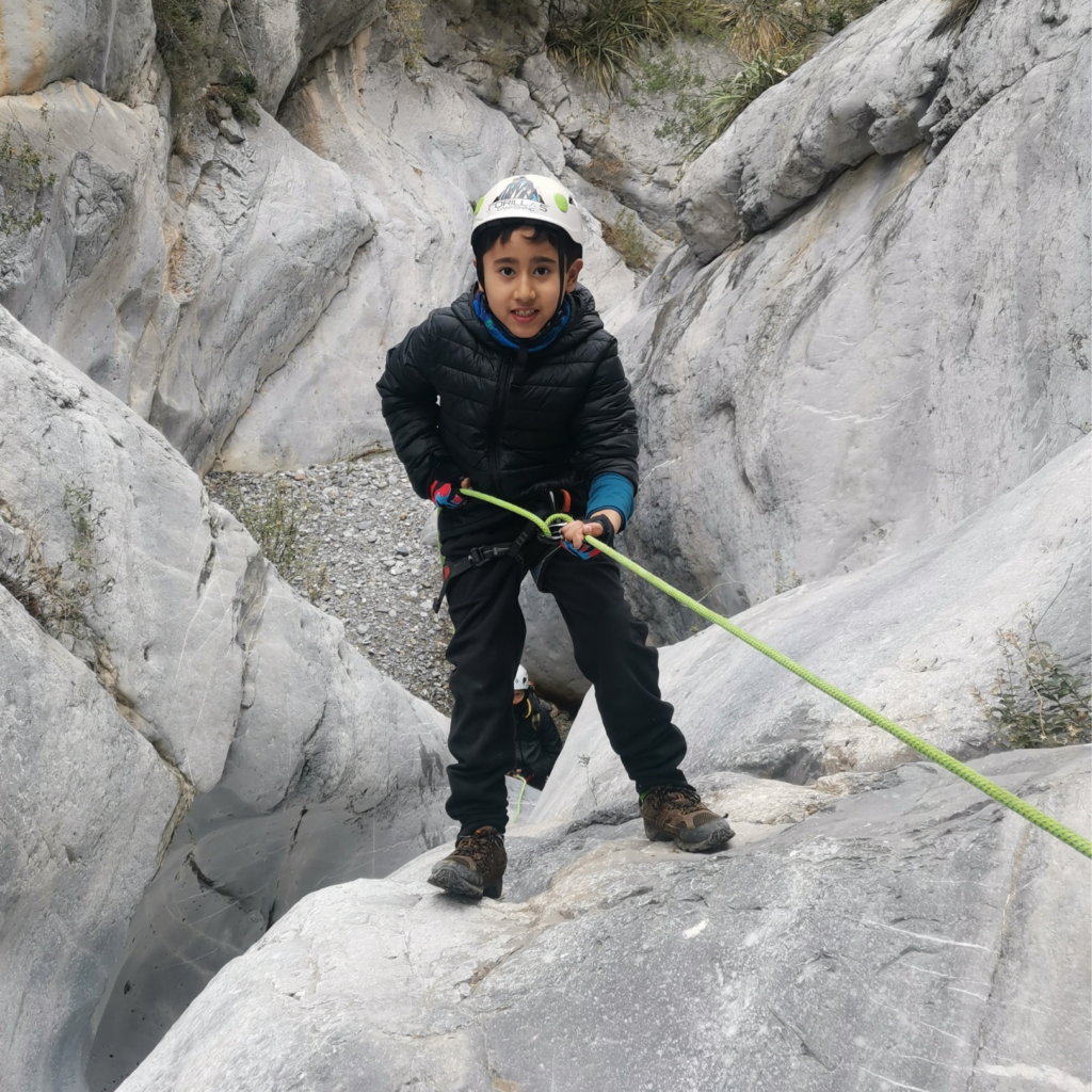 &nbsp;

 	Punto de reunión: 7 am,Tienda de Bicicletas
Ecobikes en la entrada al Parque
Ecológico la Huasteca
Santa Catarina Nuevo León.
 	Temporada: Todo el año, preferentemente invierno.
 	Dificultad: Fácil.
 	Retos: 3 Rappeles.